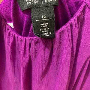 WHBM Maxi dress. Purple. Spaghetti Strap.